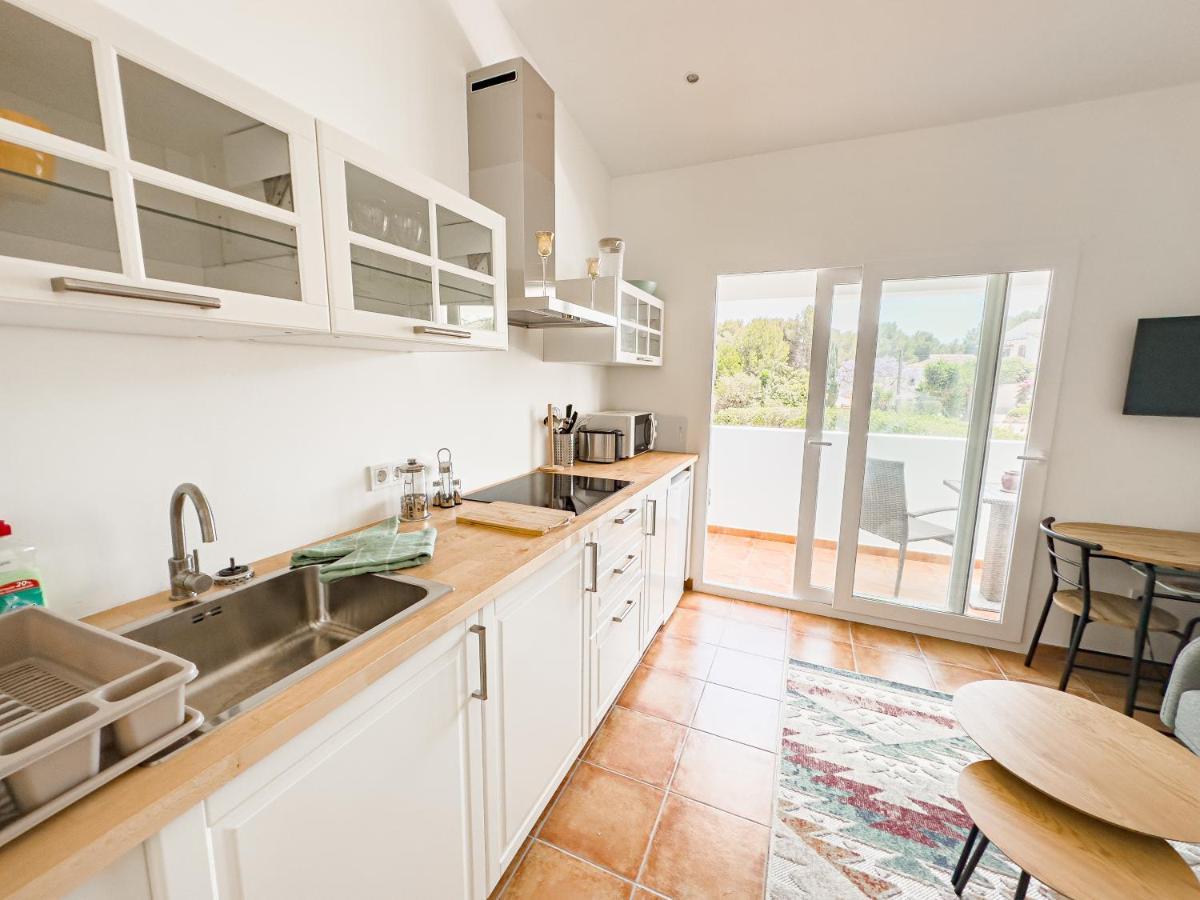 Casa Maria Top Floor Studio Apartment With Swimming Pool Jávea Exterior photo