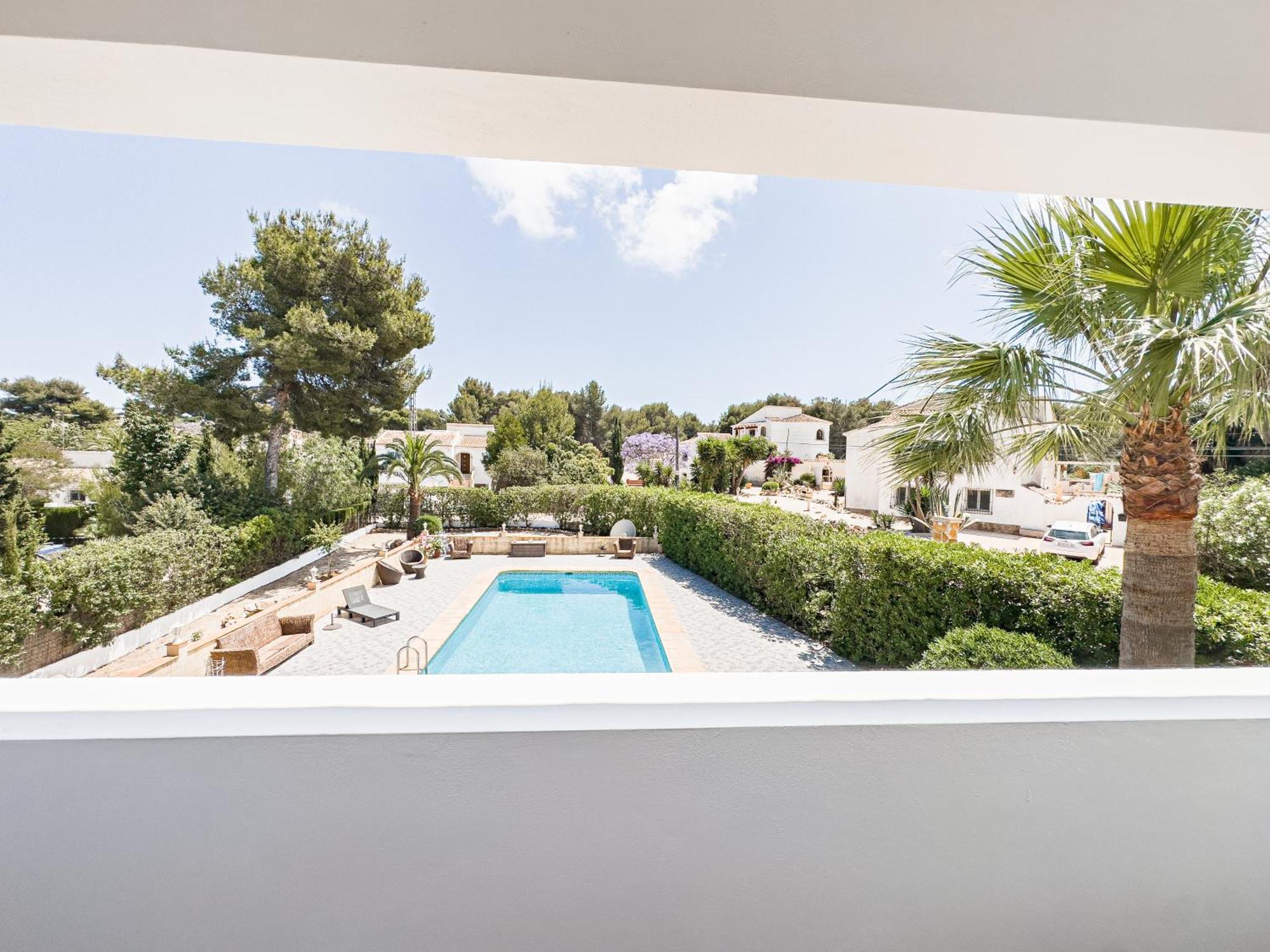 Casa Maria Top Floor Studio Apartment With Swimming Pool Jávea Exterior photo