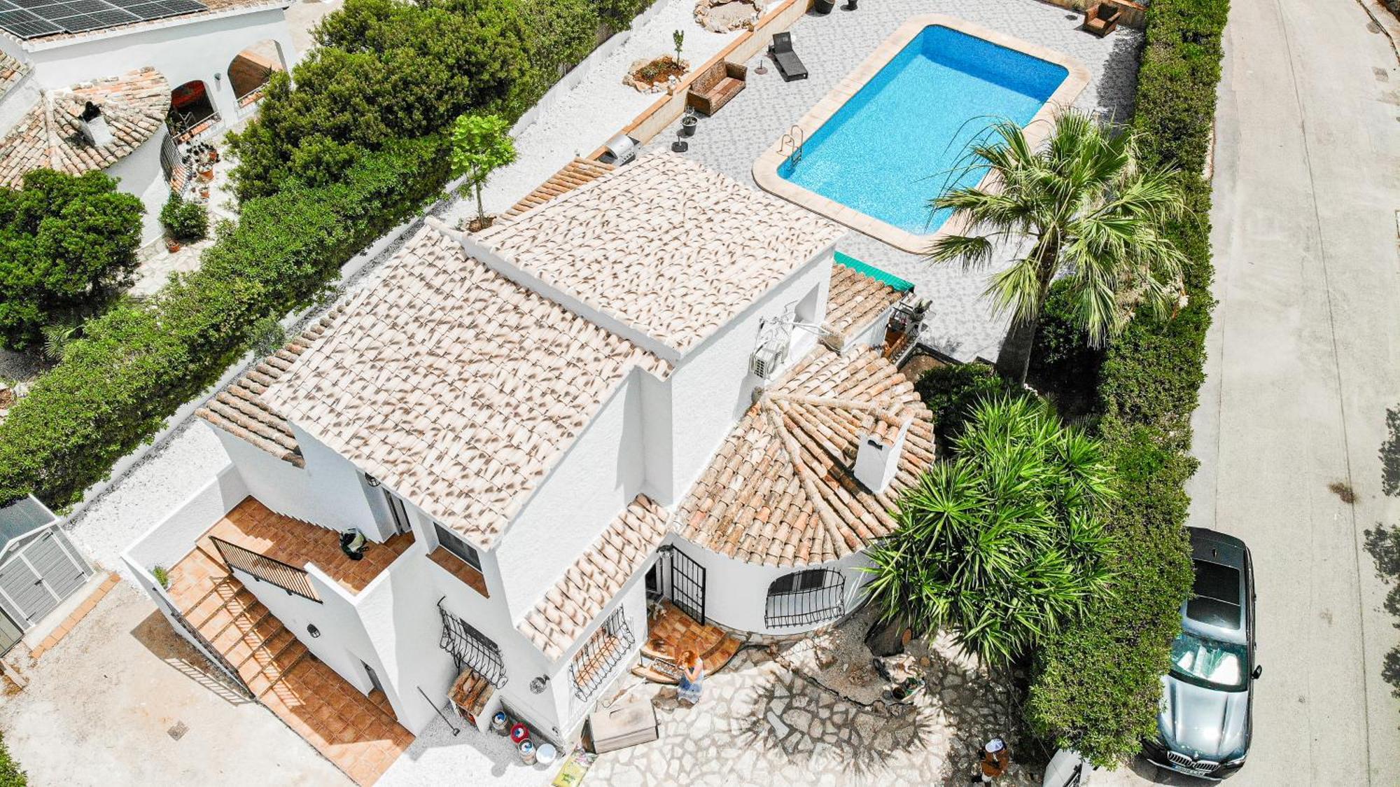 Casa Maria Top Floor Studio Apartment With Swimming Pool Jávea Exterior photo