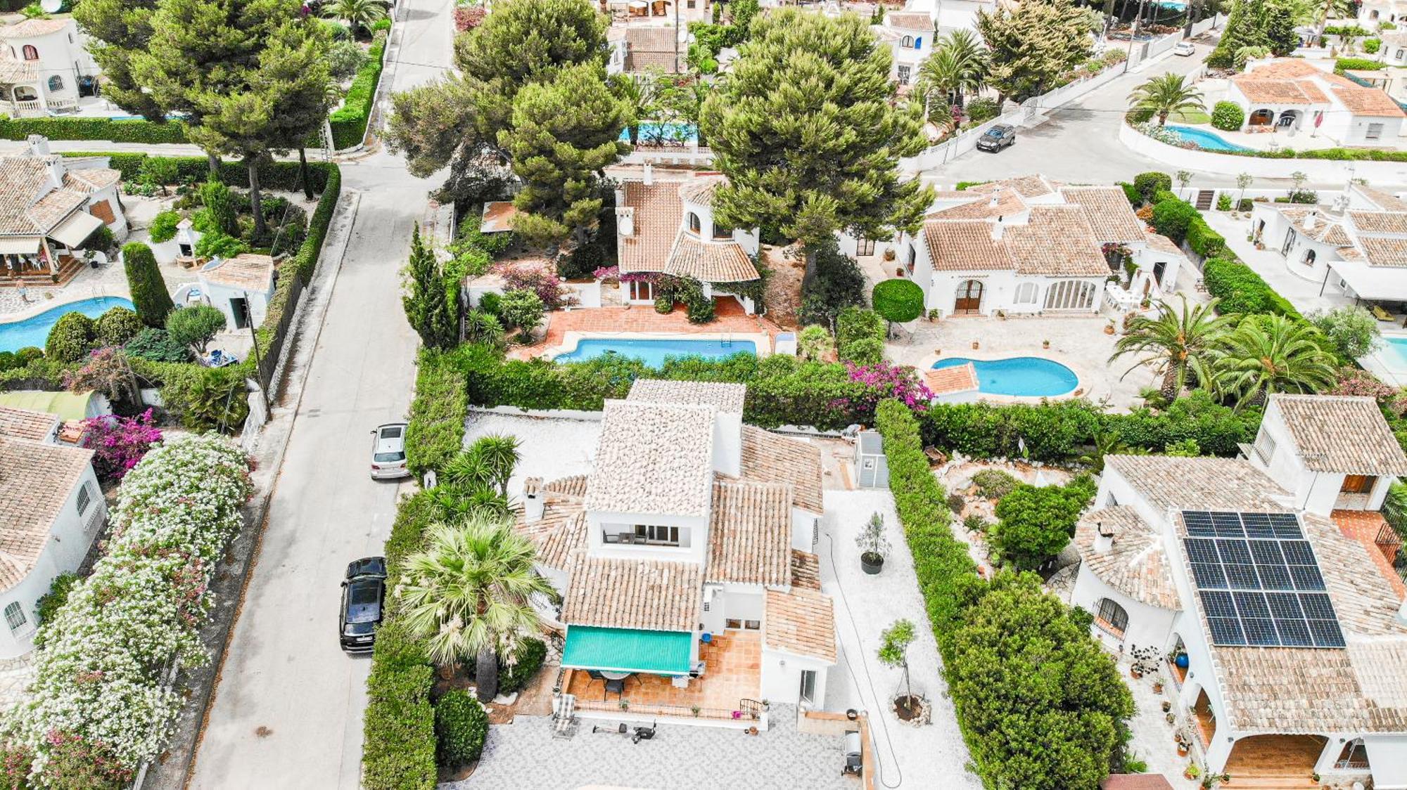 Casa Maria Top Floor Studio Apartment With Swimming Pool Jávea Exterior photo