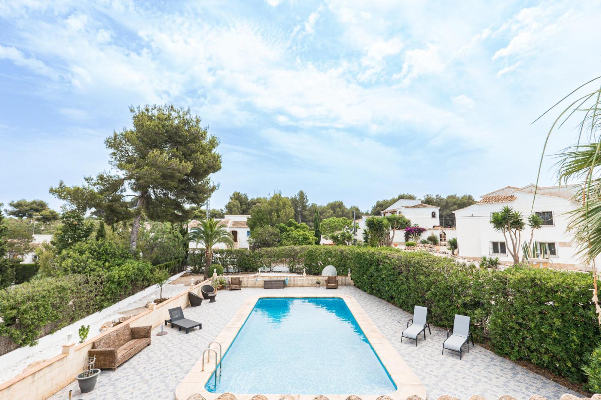 Casa Maria Top Floor Studio Apartment With Swimming Pool Jávea Exterior photo