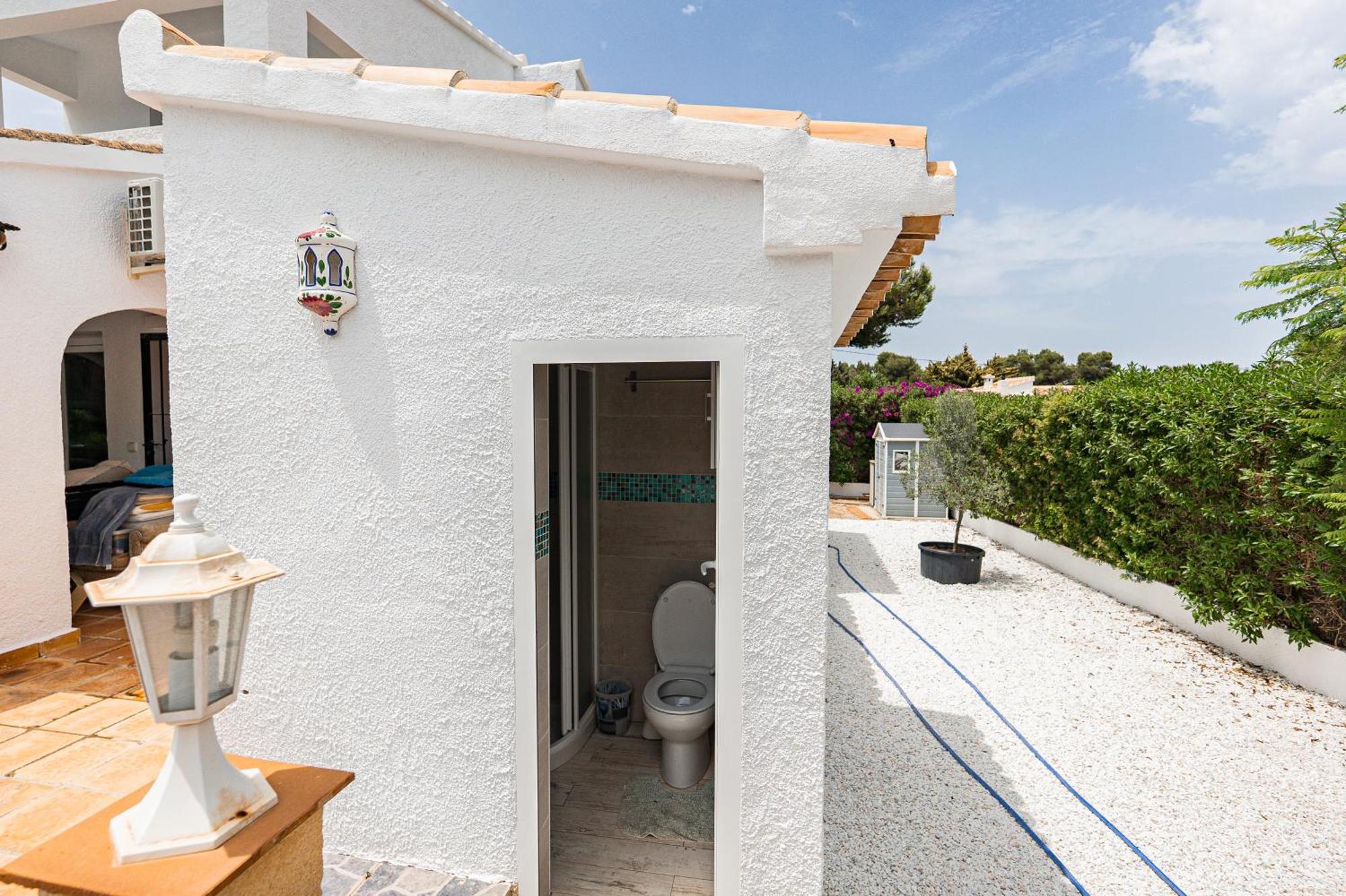 Casa Maria Top Floor Studio Apartment With Swimming Pool Jávea Exterior photo